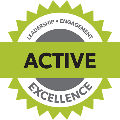 Chapter Standards Active Medal - Leadership, Engagement, Excellence