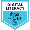 Digital Literacy Badge Icon
