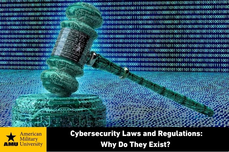 cybersecurity-laws-and-regulations wooden gavel with binary code in the background