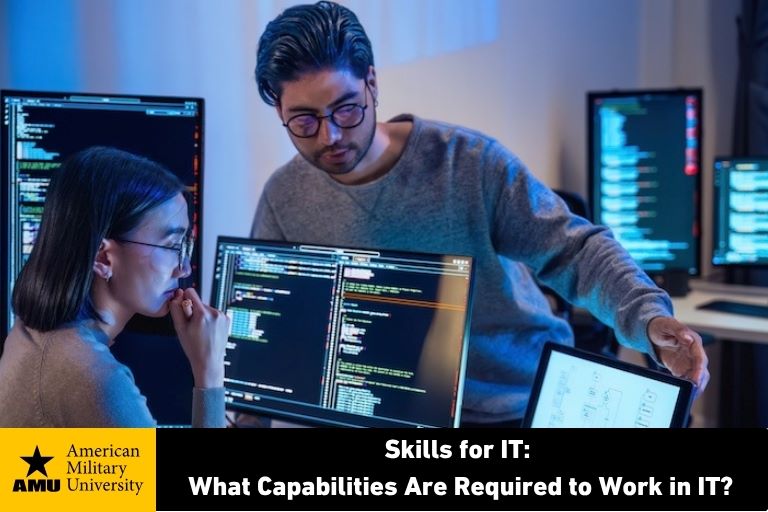 IT professionals working on computers