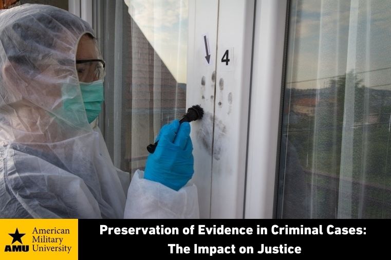 preservation-of-evidence criminal justice professional gathering evidence