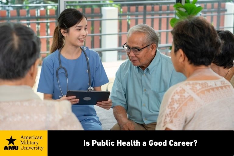 public health professionals reviewing data