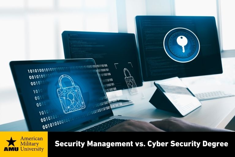 cyber security icons on computer screen