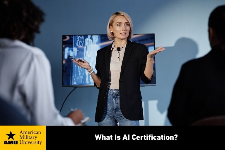 group discussing what is ai certification